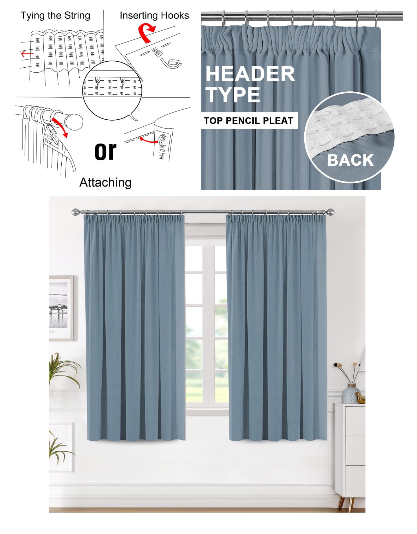 Great blackout curtains for better sleep HubKnot